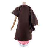 Demon Slayer Nezuko Cosplay Kostüm Kleid Uniform Halloween Karneval Outfits